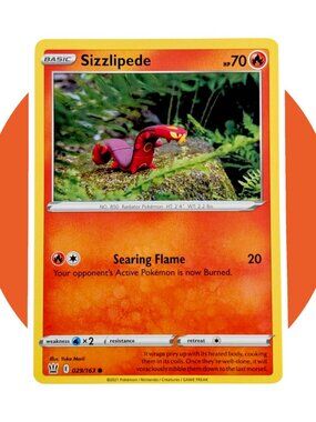 Battle Styles Pokemon Card (CX15): Sizzlipede 029/163 Yuka Morii
